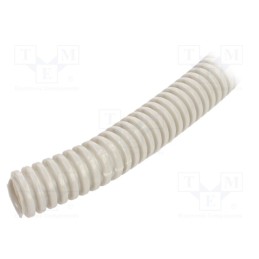 100 m : 6100A-50P - Protective tube, Size: 20, PVC, grey, L: 50m, 320N, Øint: 14.5mm