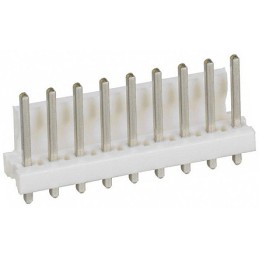 20 pcs - 640445-9 TE Connectivity MTA-156 Series Straight Through Hole Pin Header, 9 Contact(s), 3.96mm Pitch, 1 Row(s), Unshrou