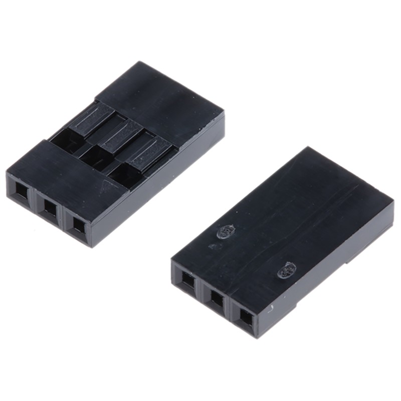 50 pcs - M20-1060300 HARWIN, M20-10 Female Connector Housing, 2.54mm Pitch, 3 Way, 1 Row