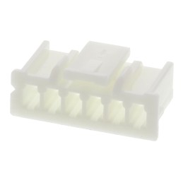 50 pcs - XAP-06V-1 JST, XA Female Connector Housing, 2.5mm Pitch, 6 Way, 1 Row