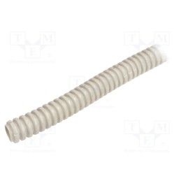 100 m : 6109-50P - Protective tube, Size: 16, PVC, grey, L: 50m, 320N, Øint: 11mm