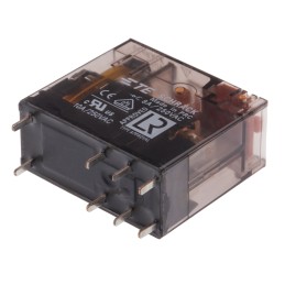 1 pcs - TE Connectivity PCB Mount Power Relay, 230V ac Coil, 8A Switching Current, DPDT