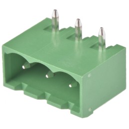10 pcs - 691313710003 Wurth Elektronik 5.0mm Pitch 3 Way Right Angle Pluggable Terminal Block, Header, Through Hole, Solder Term