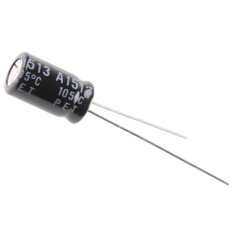 50 pcs - 6.3ZLH470MEFC6.3X11 Rubycon 470μF Aluminium Electrolytic Capacitor 6.3V dc, Radial, Through Hole - 6.3ZLH470MEFC6.3X11
