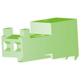 50 pcs - 3-643816-2 TE Connectivity 2-Way IDC Connector Socket for Cable Mount, 1-Row