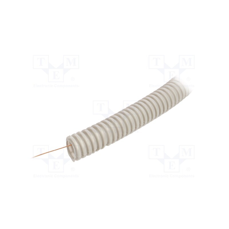 100 m : 6161A-50P - Protective tube, Size: 20, PVC, black, L: 50m, with pilot wire, 320N