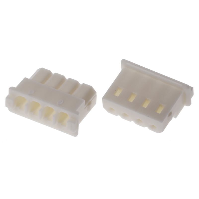 50 pcs - 50-37-5043 Molex, Mini-SPOX Female Connector Housing, 2.5mm Pitch, 4 Way, 1 Row