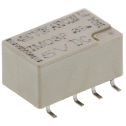 1 pcs - TE Connectivity Surface Mount Signal Relay, 5V dc Coil, 2A Switching Current, DPDT