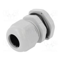 20 pcs : D.3074 - Cable gland, PG16, IP67, polyamide, grey