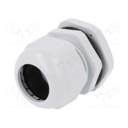 10 pcs : D.3076 - Cable gland, PG29, IP67, polyamide, grey