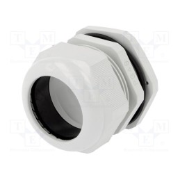 10 pcs : D.3079 - Cable gland, PG48, IP67, polyamide, grey