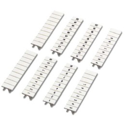 10 pcs - 1 Phoenix Contact, ZB5.LGS :71 -80 Marker Strip for use with Terminal Blocks