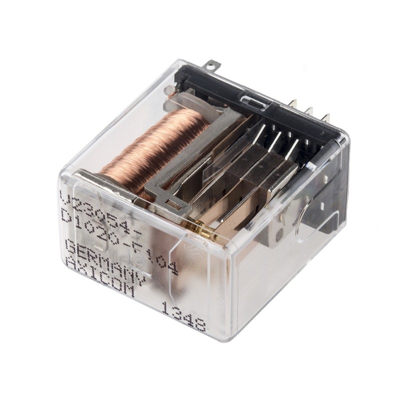 1 pcs - TE Connectivity PCB Mount Power Relay, 24V dc Coil, 5A Switching Current, DPDT