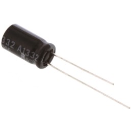 20 pcs - 25YXF100M6.3X11 Rubycon 100μF Aluminium Electrolytic Capacitor 25V dc, Radial, Through Hole - 25YXF100M6.3X11