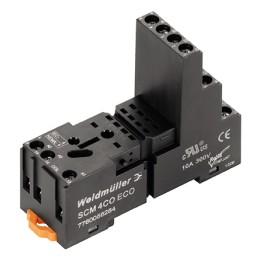 1 pcs - Weidmuller Panel Mount Relay Socket