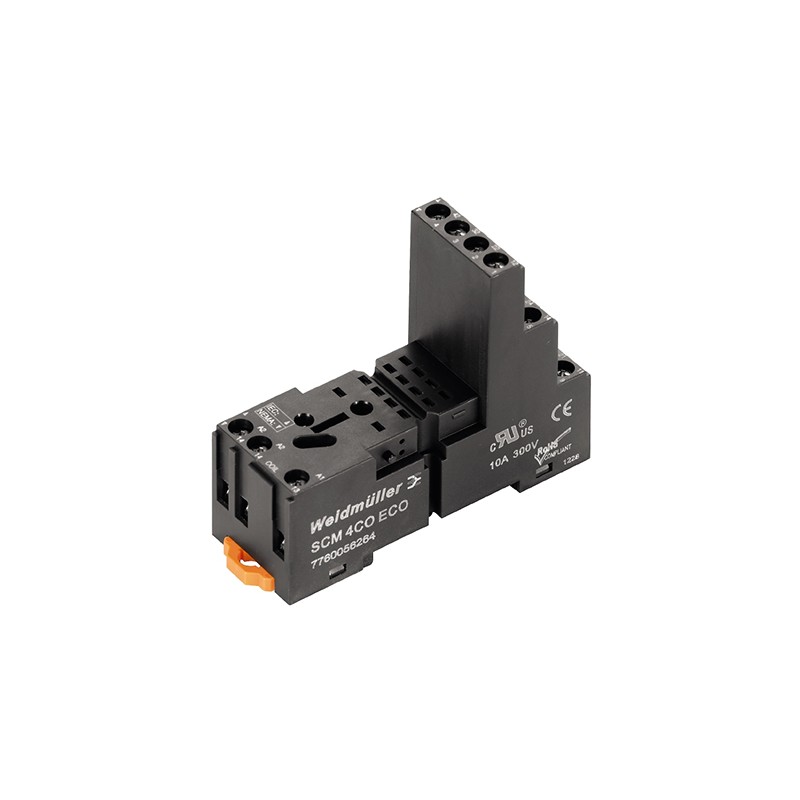 1 pcs - Weidmuller Panel Mount Relay Socket