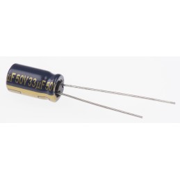 20 pcs - EEUFC1H330 Panasonic 33μF Aluminium Electrolytic Capacitor 50V dc, Radial, Through Hole - EEUFC1H330