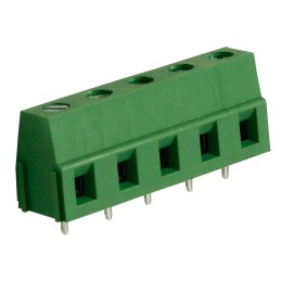 20 pcs - RS PRO PCB Terminal Block, 5-Contact, 7.5mm Pitch, Through Hole Mount, 1-Row, Screw Termination
