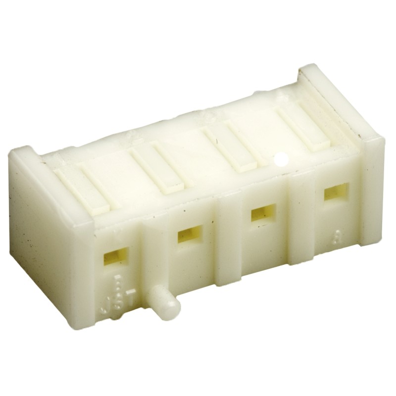 50 pcs - 4P-SDN JST, SDN Male Connector Housing, 3.96mm Pitch, 4 Way, 1 Row