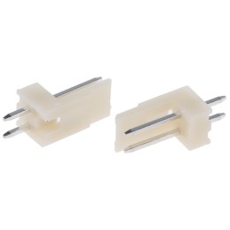 20 pcs - 171825-2 TE Connectivity EI Series Straight Through Hole PCB Header, 2 Contact(s), 2.5mm Pitch, 1 Row(s), Shrouded