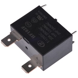 1 pcs - RS PRO PCB Mount Power Relay, 12V dc Coil, 25A Switching Current, SPST