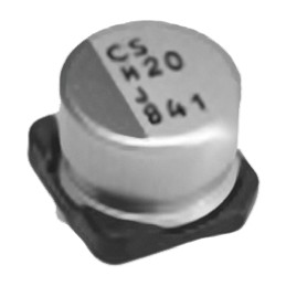 20 pcs - PCS1C390MCL1GS Nichicon 39μF Surface Mount Polymer Capacitor, 16V dc