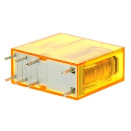 1 pcs - Finder PCB Mount Power Relay, 12V ac Coil, 16A Switching Current, SPDT