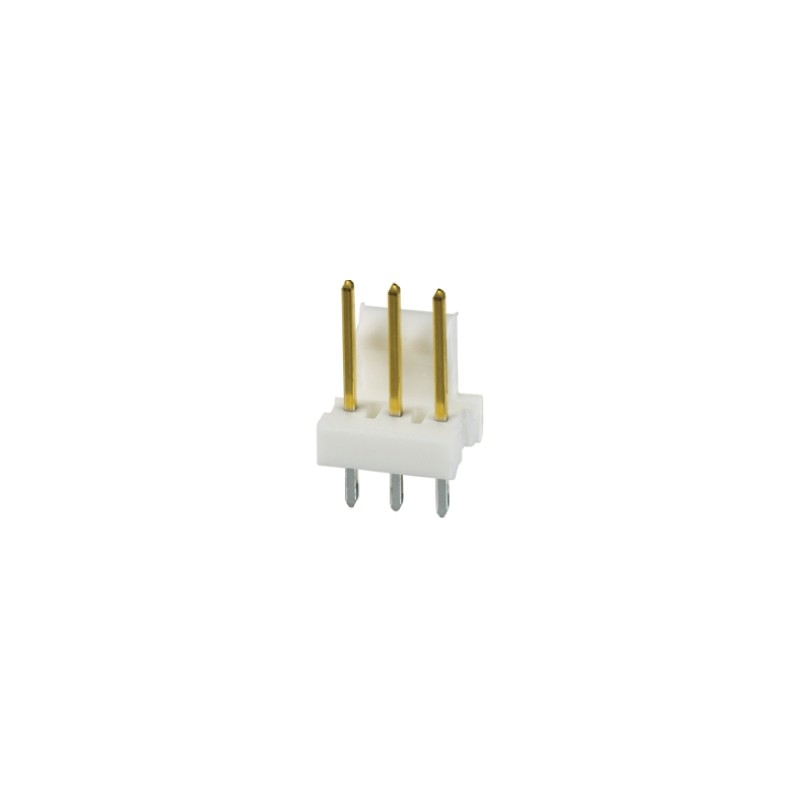 10 pcs - 3-641215-3 TE Connectivity MTA-100 Series Straight Through Hole Pin Header, 3 Contact(s), 2.54mm Pitch, 1 Row(s), Unshr