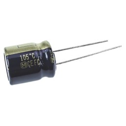 50 pcs - EEUFC0J101 Panasonic 100μF Aluminium Electrolytic Capacitor 6.3V dc, Radial, Through Hole - EEUFC0J101