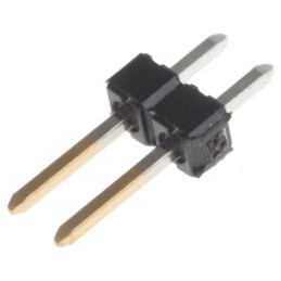50 pcs - 22-28-4023 Molex KK 254 Series Straight Through Hole Pin Header, 2 Contact(s), 2.54mm Pitch, 1 Row(s), Unshrouded
