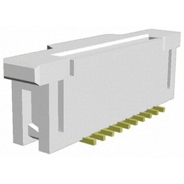 10 pcs - 1-1734248-0 TE Connectivity, FPC 1mm Pitch 10 Way Straight Female FPC Connector, ZIF Vertical Contact