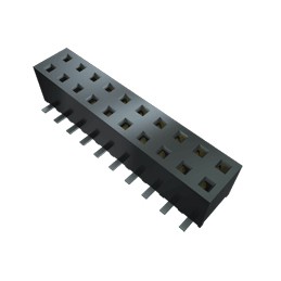 10 Box of 1 - MMS-102-01-L-SV Samtec MMS Series Straight Surface Mount PCB Socket, 2-Contact, 1-Row, 2mm Pitch, Solder Terminati
