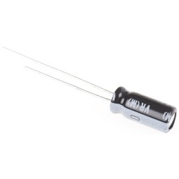 50 pcs - UVR1J100MDD Nichicon 10μF Aluminium Electrolytic Capacitor 63V dc, Radial, Through Hole - UVR1J100MDD