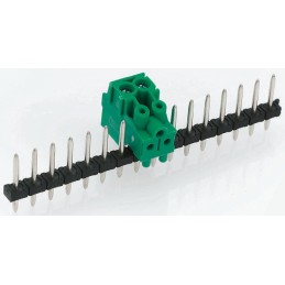 10 pcs - 1933244 Phoenix Contact 5.0mm Pitch 8 Way Pluggable Terminal Block, Pin Header, Through Hole, Solder Termination