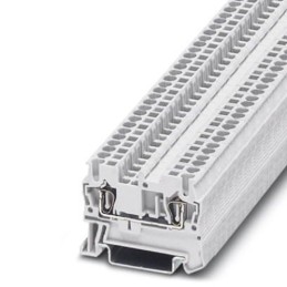 10 pcs - 3037119 Phoenix Contact ST 2.5 WH Series White Feed Through Terminal Block, 2.5mm², Single-Level, Spring Clamp Terminat