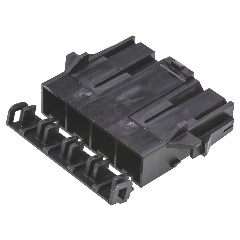 10 pcs - 42818-0412 Molex, Mini-Fit Sr Male Connector Housing, 10mm Pitch, 4 Way, 1 Row