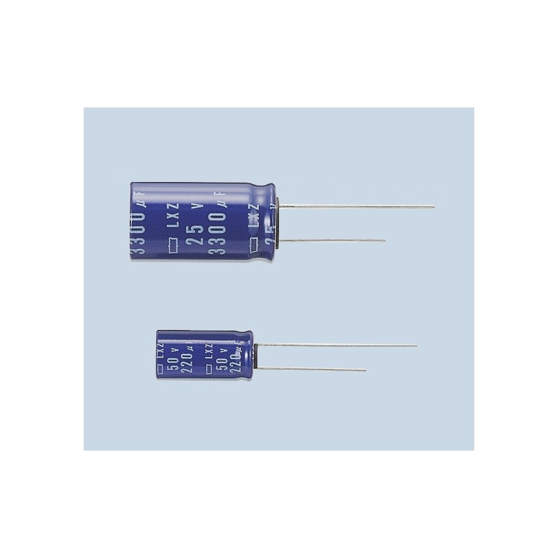 20 pcs - ELXZ500ELL101MH12D Nippon Chemi-Con 100μF Electrolytic Capacitor 50V dc, Through Hole - ELXZ500ELL101MH12D