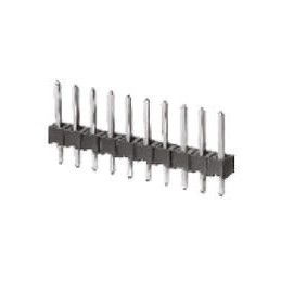 20 pcs - 5-146281-2 TE Connectivity AMPMODU MOD II Series Straight Through Hole Pin Header, 2 Contact(s), 2.54mm Pitch, 1 Row(s)