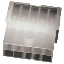 50 pcs - 1586000-2 TE Connectivity, VAL-U-LOK Male Connector Housing, 4.2mm Pitch, 2 Way, 2 Row