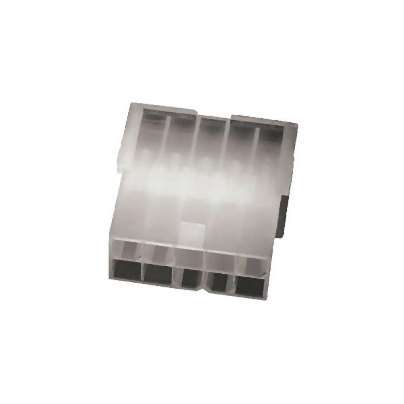 50 pcs - 1586000-2 TE Connectivity, VAL-U-LOK Male Connector Housing, 4.2mm Pitch, 2 Way, 2 Row