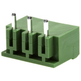 20 pcs - RS PRO 5.08mm Pitch 3 Way Pluggable Terminal Block, Header, Through Hole, Solder Termination