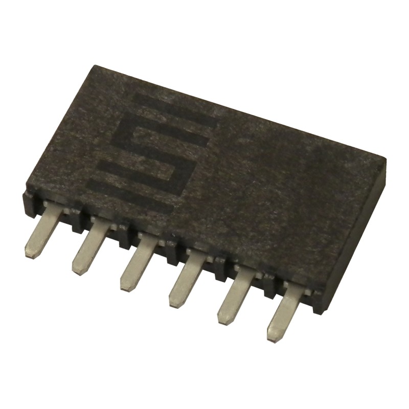 10 pcs - 4320-01074-0 Murata Power Solutions DMS Series Straight Through Hole Mount PCB Socket, 6-Contact, 1-Row, Solder Termina