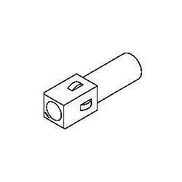 20 pcs - 350865-1 TE Connectivity, Universal MATE-N-LOK Male Connector Housing, 1 Way, 1 Row