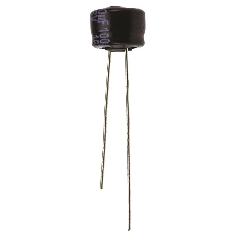 20 pcs - ECEA1CKS101 Panasonic 100μF Aluminium Electrolytic Capacitor 16V dc, Radial, Through Hole - ECEA1CKS101