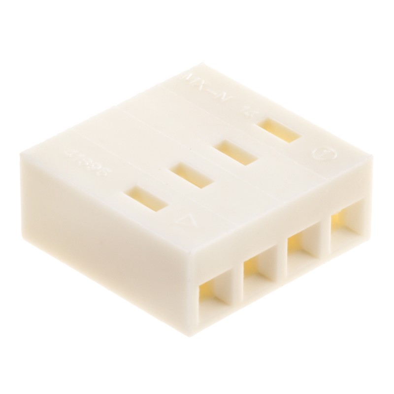 50 pcs - 09-50-8040 Molex, KK 396 Female Connector Housing, 3.96mm Pitch, 4 Way, 1 Row