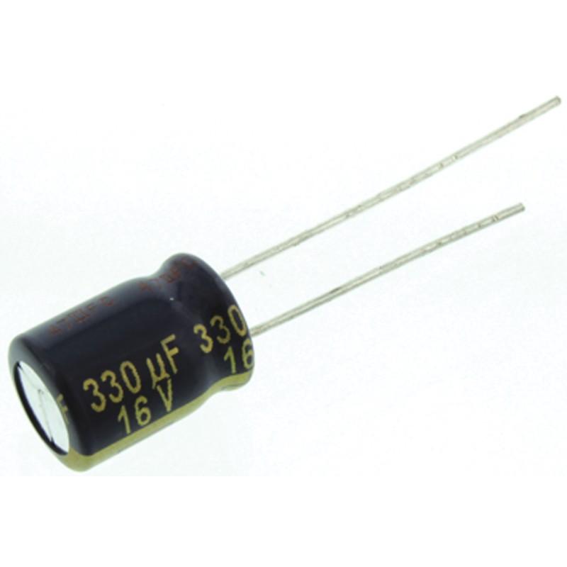 20 pcs - EEUFC1C331 Panasonic 330μF Aluminium Electrolytic Capacitor 16V dc, Radial, Through Hole - EEUFC1C331