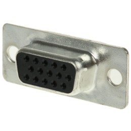 10 pcs - A-HDF 15 PP/Z ASSMANN WSW A-HDF 15 Way Through Hole D-sub Connector Socket