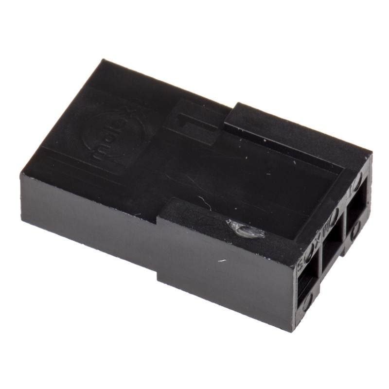 20 pcs - 43640-0301 Molex, Micro-Fit 3.0 Male Connector Housing, 3mm Pitch, 3 Way, 1 Row