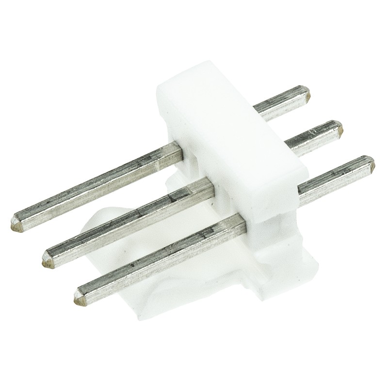 50 pcs - 640456-3 TE Connectivity MTA-100 Series Straight Through Hole Pin Header, 3 Contact(s), 2.54mm Pitch, 1 Row(s), Unshrou