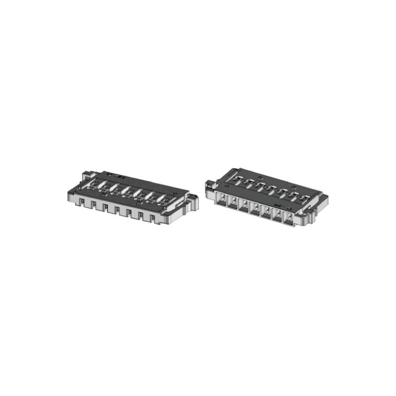 20 pcs - 504051-0701 Molex, Pico-Lock Female Connector Housing, 1.5mm Pitch, 7 Way, 1 Row